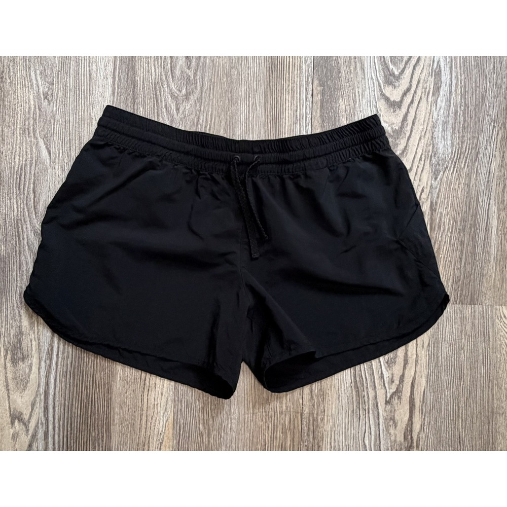 Columbia Women's Black Solid Shorts Regular Fit Size Large